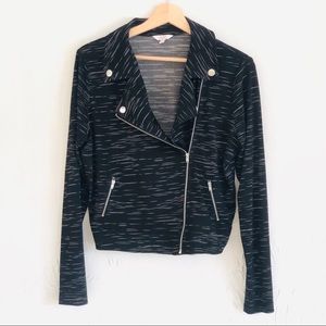 Candies Black Moto Asymmetrical Jacket - Women’s M